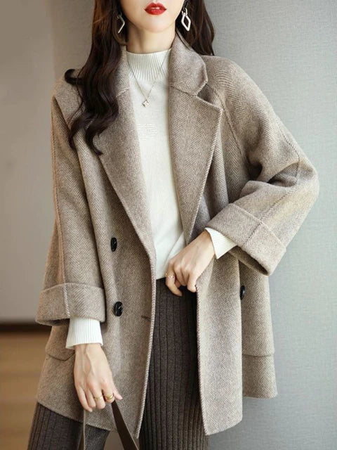 Regal Woolen Elegance Peacoat