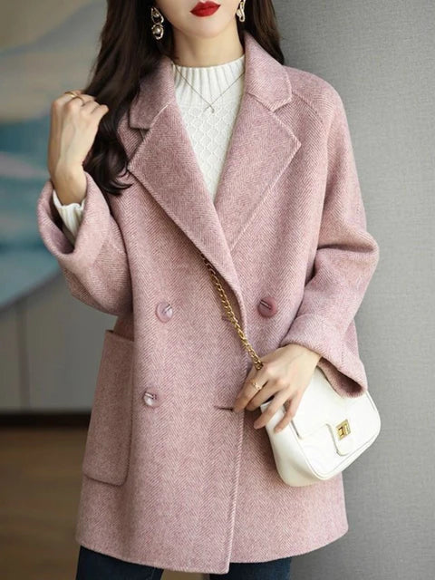 Regal Woolen Elegance Peacoat